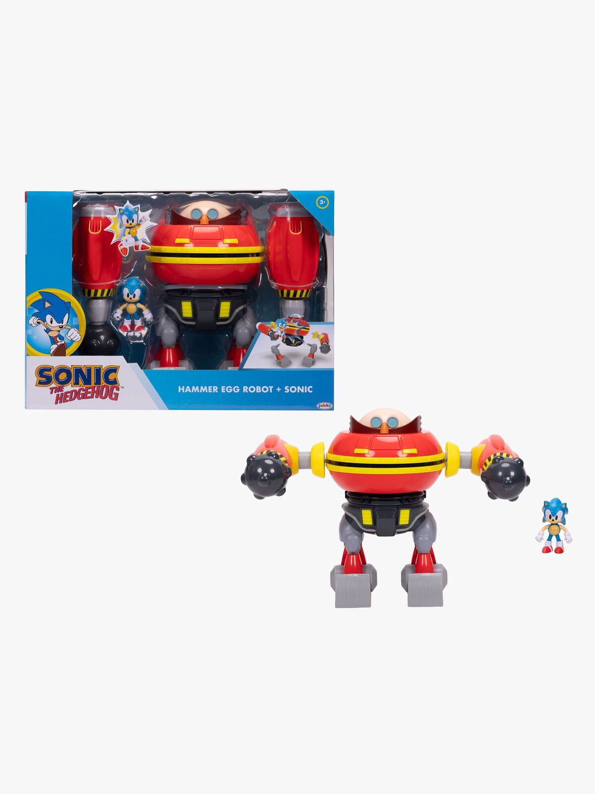 Sonic The Hedgehog Spielset mit Egg Hammer Roboter