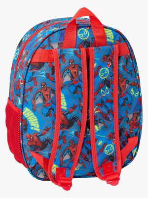 Spiderman 3D-Rucksack Für Kinder – Vorschulrucksack Mit Relief, Grau, 31x26x11 Cm