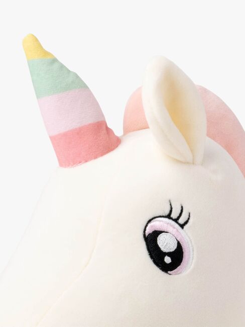 Teddykompaniet Plüschspielzeug Liegendes Einhorn 52 cm, Weiß