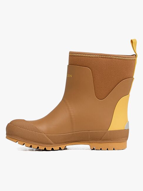 Nordbjörn Viskan Gefütterte Gummistiefel, Tobacco Brown/York Yellow