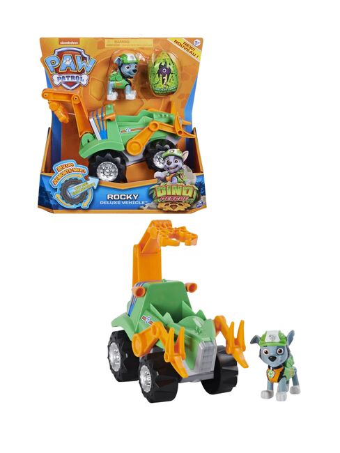 Paw Patrol Dino Deluxe Fahrzeug Rocky