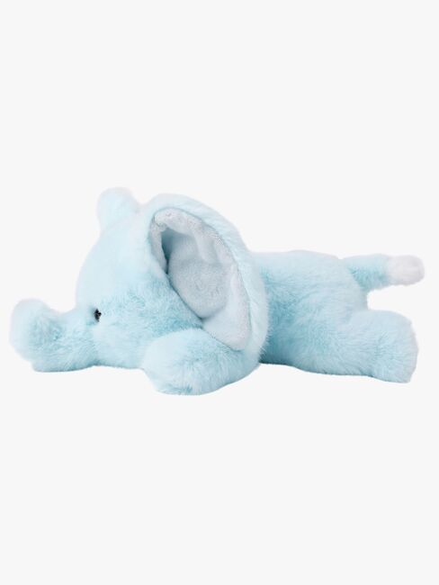 Teddykompaniet Plüschspielzeug Liegender Elefant 34 cm, Hellblau