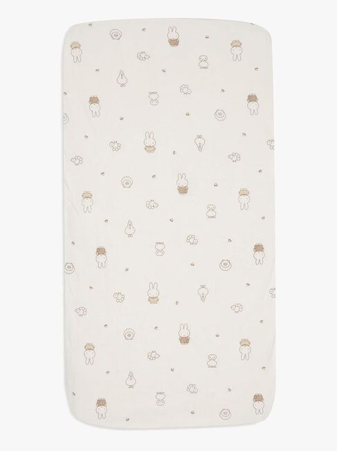 Jollein Spannbettlaken 60x120, Miffy Family Farm