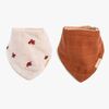 FILIBABBA Bandana Halstücher 2er-Pack, Lucky/Amber Brown