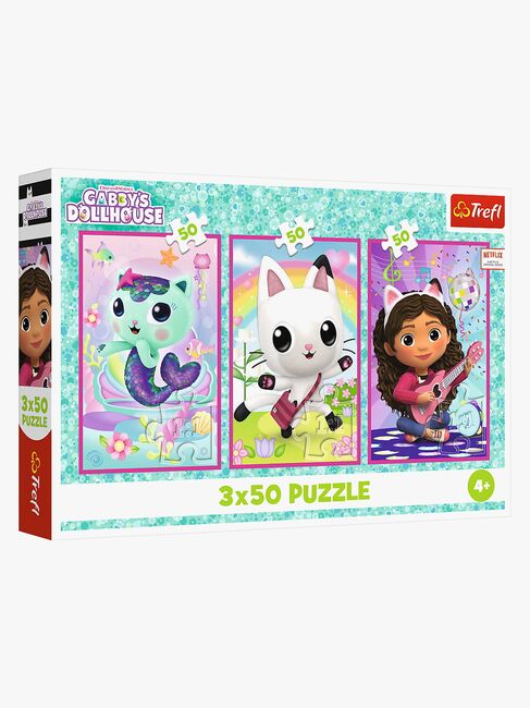 Trefl Gabby's Dollhouse Puzzles 3x50 Teile