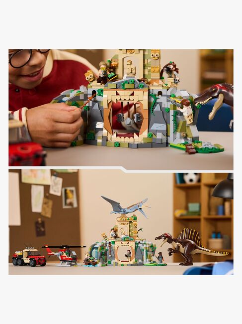 LEGO Jurassic World 76976 Spinosaurier & Quetzalcoatlus: Hubschrauber-Einsatz
