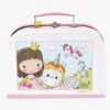 Barbo Toys Lillie & Ellie Koffer mit Bodenpuzzle 24 Teile