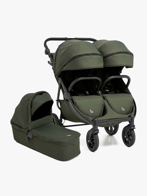 Beemoo BFF60 2 Geschwisterwagen inkl. Liegewanne, Dark Forest