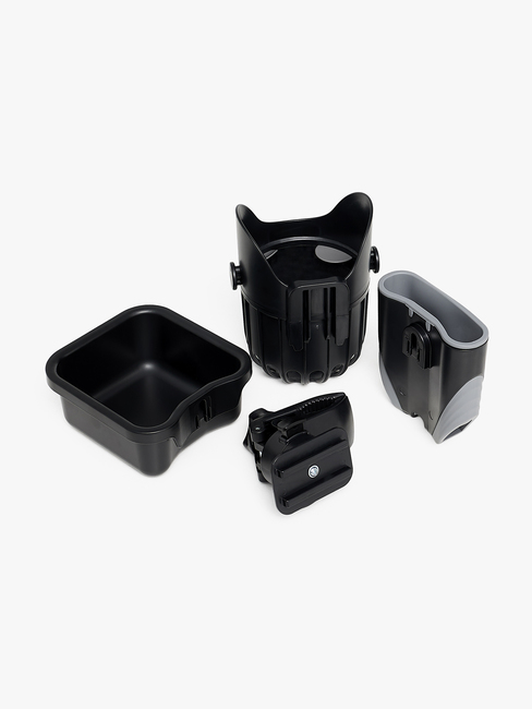 Beemoo 3-in-1 Snack-Tablett Handy- und Becherhalter
