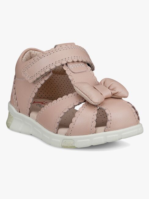Ecco Mini Stride Sandalen, Rose Dust/Spray Metallic