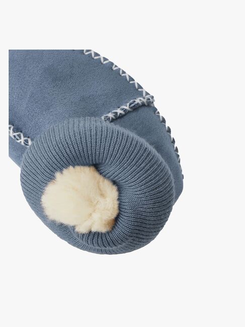 BabyMocs Cosy Mocs Überziehschuhe, Blue
