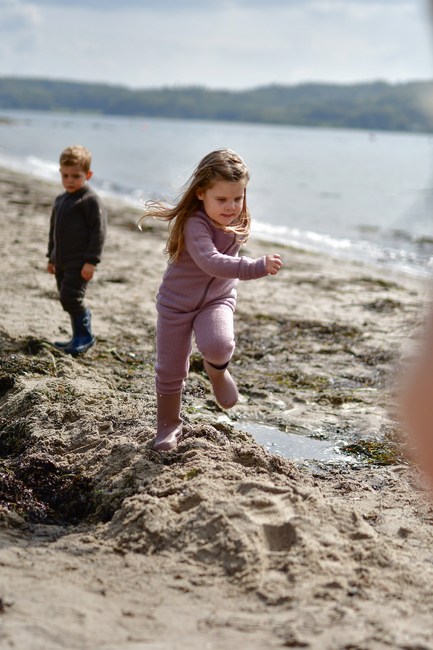 Mikk-Line Wollfilz-Hose Kind, Twilight Mauve