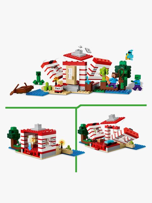 LEGO Minecraft 21275 Das TNT-Dschungelhaus