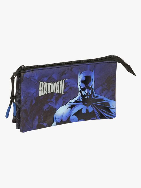 Batman Dreifach-Federmäppchen, Schwarz