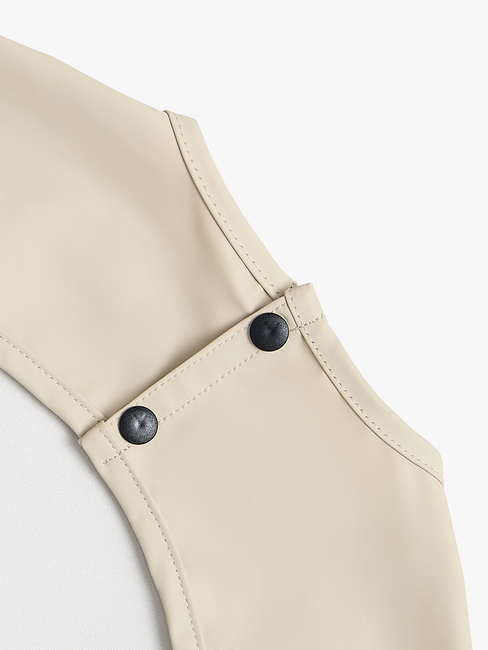 Beemoo CARE Bib Langärmliges Lätzchen, Beige