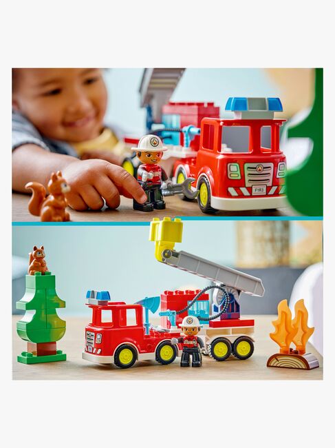 LEGO DUPLO Town 10473 Löschauto mit Schlauch und Feuerwehrmann