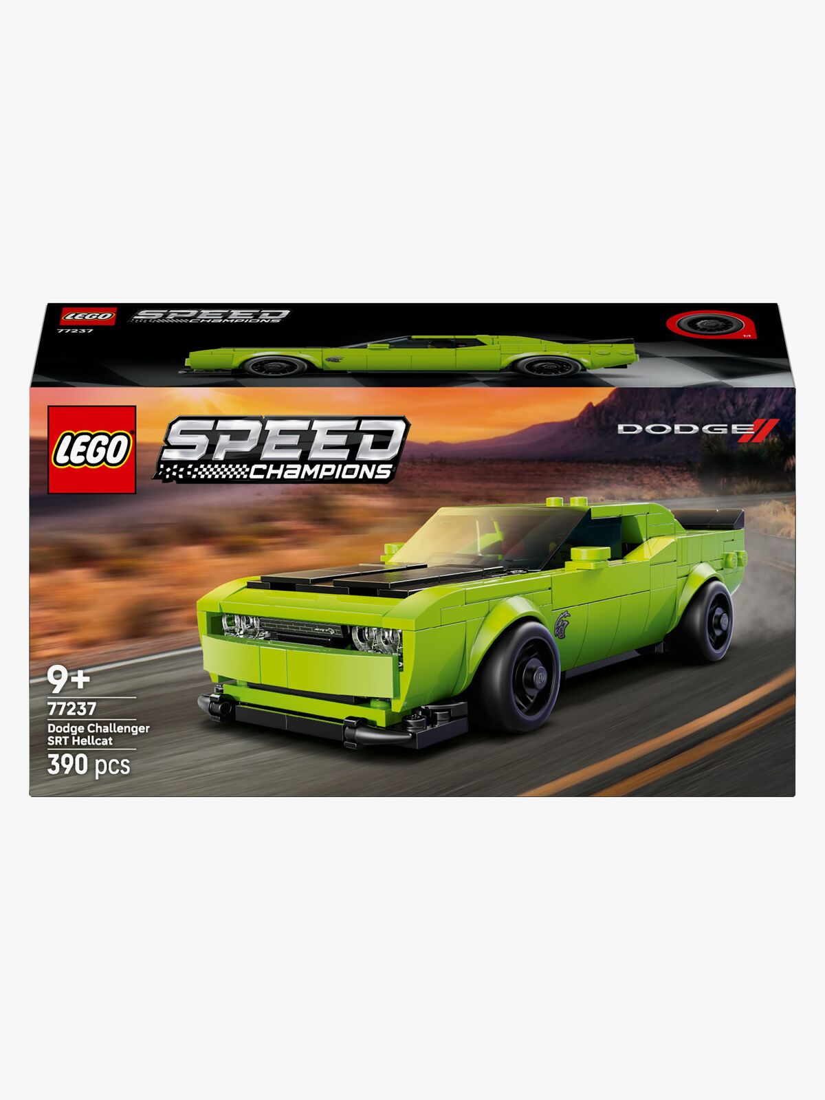LEGO Speed Champions 77237 Dodge Challenger SRT Hellcat Sportwagen