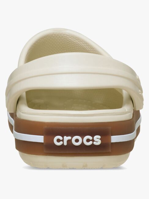 Crocs Crocband Gum Kids Pantoffel, Summit White