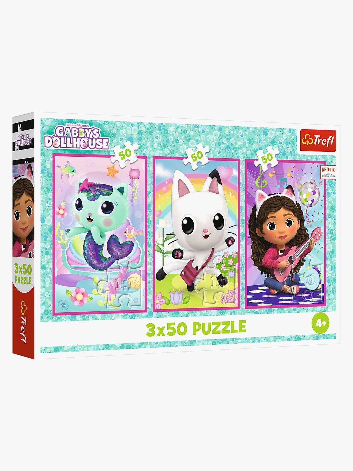 Trefl Gabby's Dollhouse Puzzles 3x50 Teile