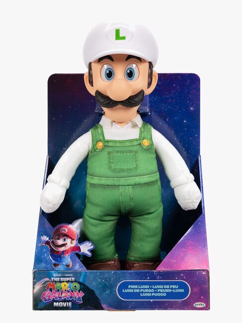 Super Mario Galaxy Movie Kuscheltier Fire Luigi 35 cm