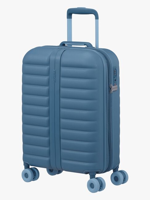 American Tourister Neovibe Spinner Koffer 37-43L, Steel Blue