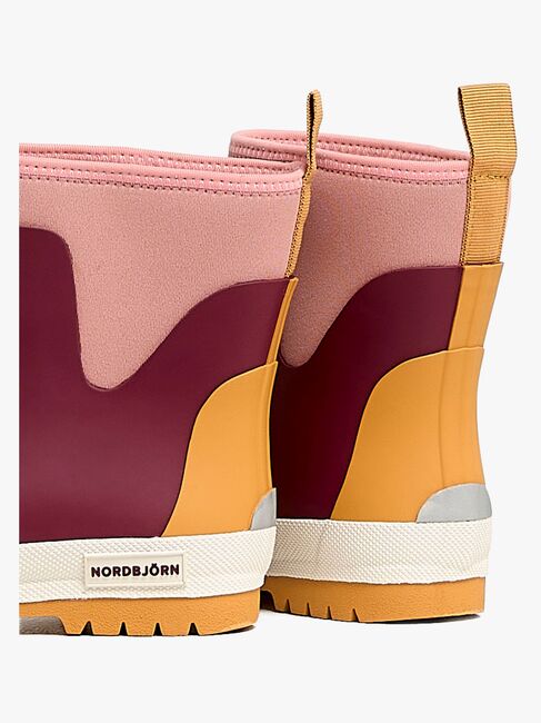 Nordbjörn Viskan Gefütterte Gummistiefel, Madder Brown/Rose Dawn/Inca Gold