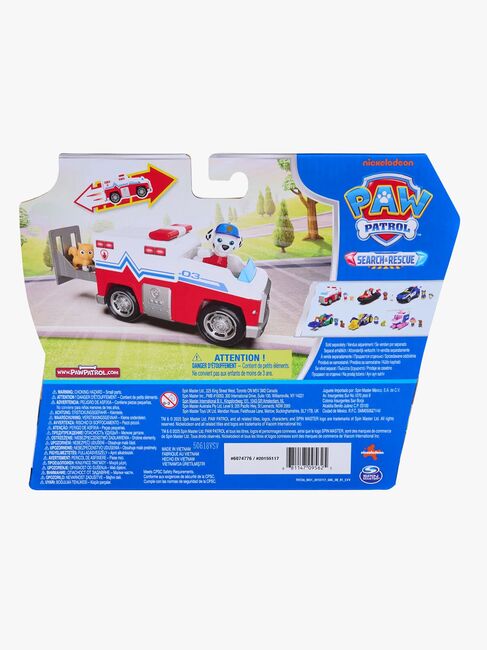 Paw Patrol Search & Rescue Rettungsfahrzeug mit Figur Marshall