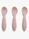 nuuroo Ella Löffel Silikon 3er-Pack, Woodrose