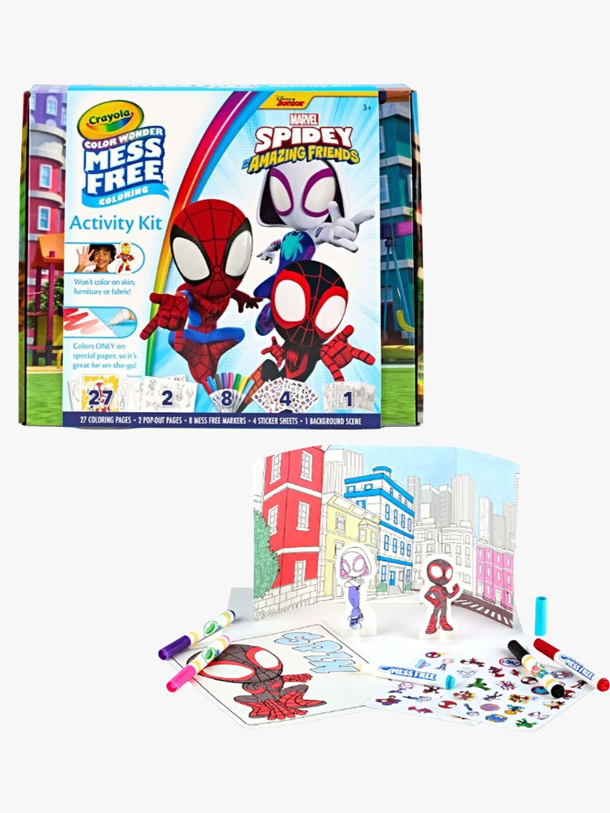 Marvel Spidey And His Amazing Friends Color Wonder Activity-Set