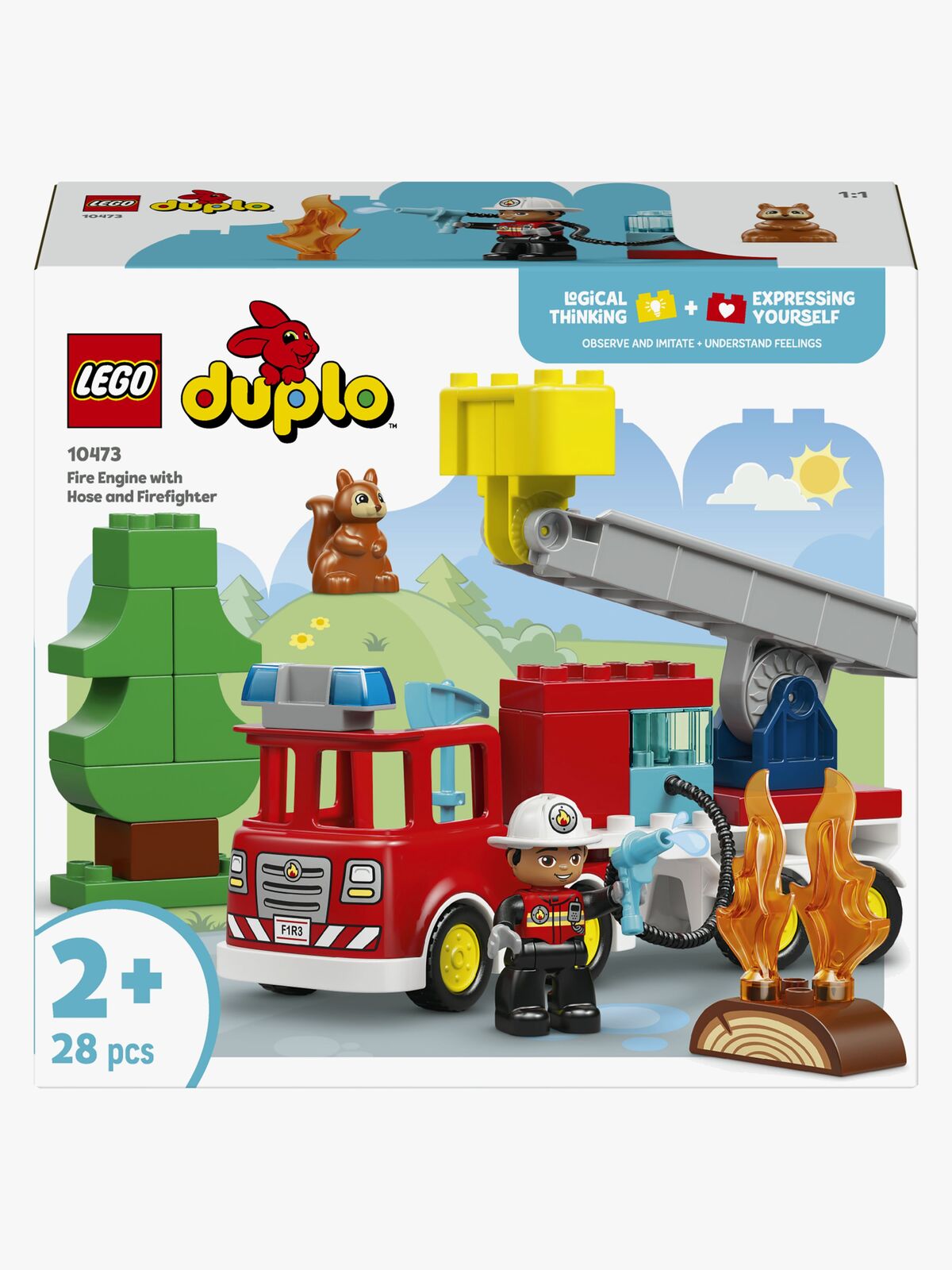 LEGO DUPLO Town 10473 Löschauto mit Schlauch und Feuerwehrmann