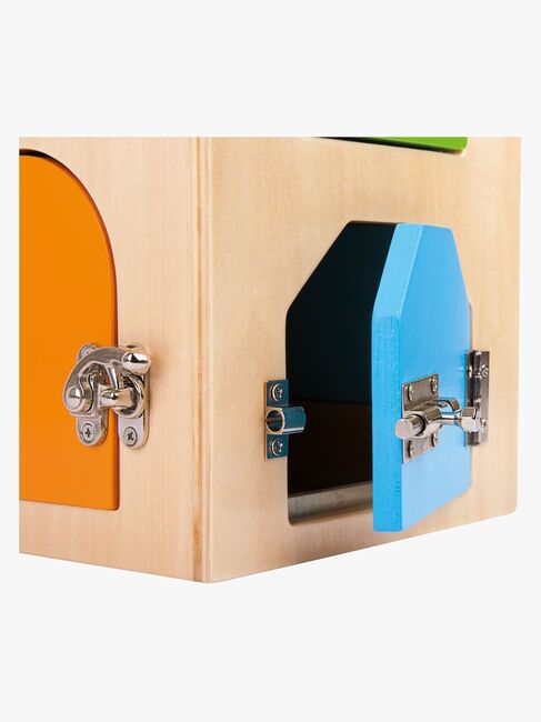 Small Foot Aktivitätsspielzeug Haus mit Schlössern