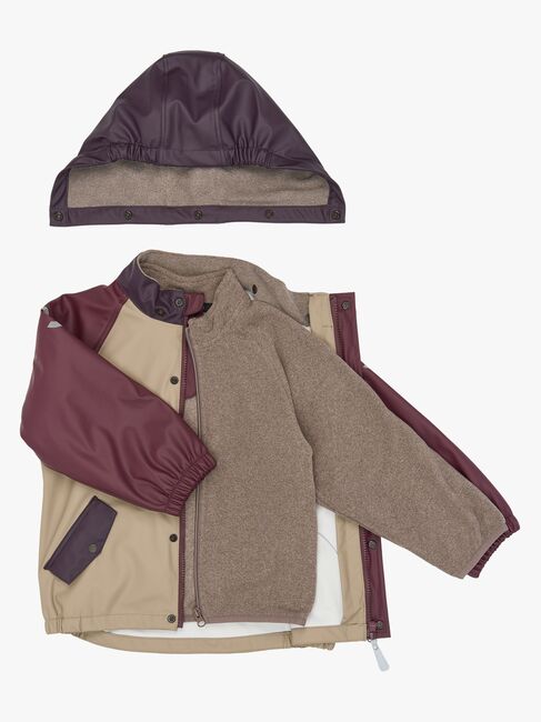 Mikk-Line Gefüttertes Regenset Mit Hosenträgern, Plum Perfect 33183-PlumPerfect-4548_4c.jpg