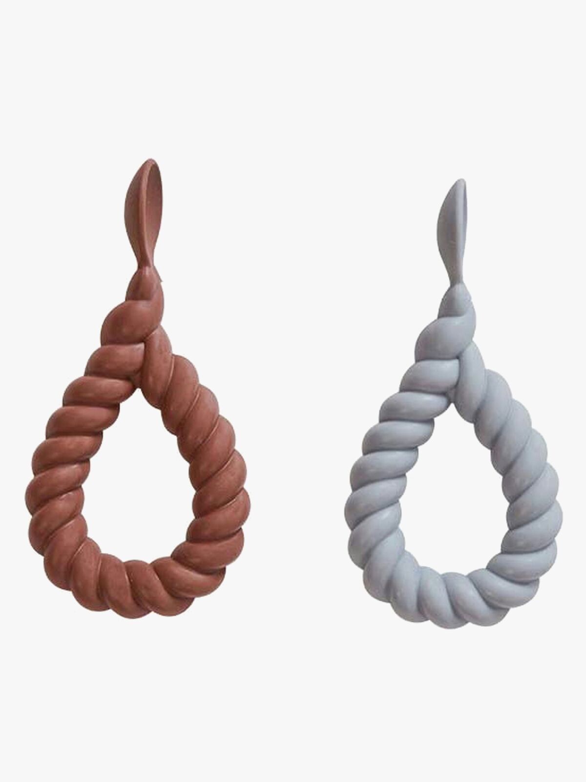 OYOY Mellow Löffel mit Griff 2er-Pack, Dusty Blue