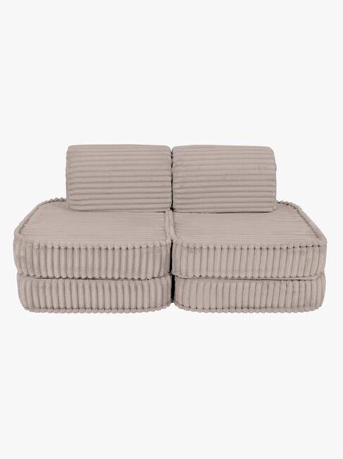 MeowBaby Churros Sofa Basic, Pebble Beige