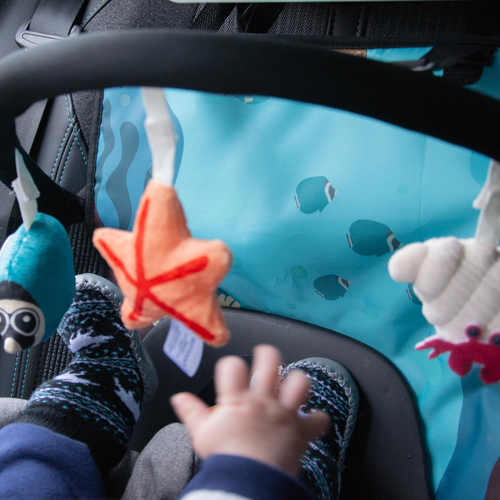 Ezimoov Sitzschutz mit Spielbogen