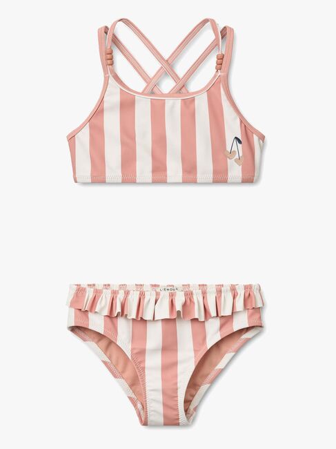 LIEWOOD Belle Bikini, Coral Blush/Creme de la Creme Stripe