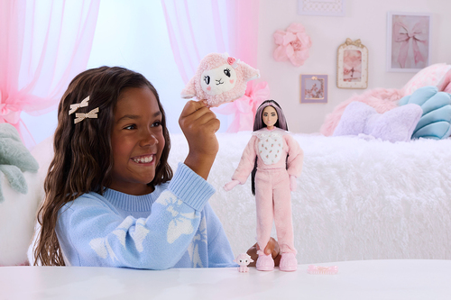 Barbie Cutie Reveal Sweet Bows Puppe Lamm, Rosa
