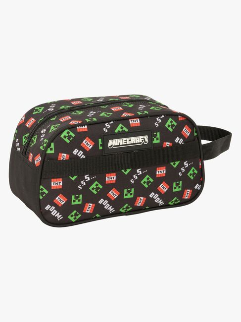 Minecraft Kulturbeutel, Schwarz