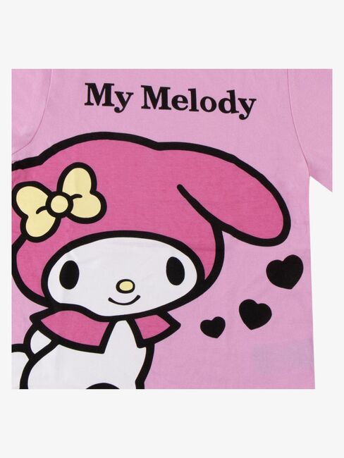 Hello Kitty My Melody T-Shirt, Rosa