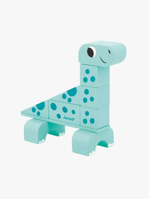 Janod Cubikosaurus Dinosaurier zum Bauen