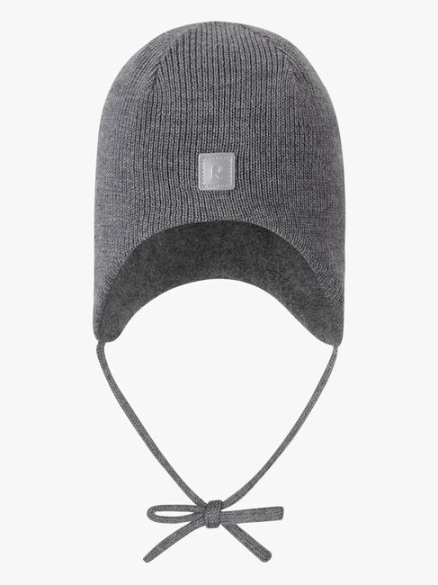 Reima Piponen Mütze Merinowolle, Grey Melange