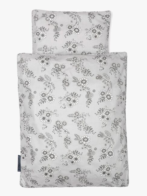 Smallstuff Bettwäsche fürs Puppenbett, Grau