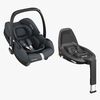 Maxi-Cosi Cabriofix I-Size Babyschale inkl. FamilyFix 3 Basis, Essential Graphite