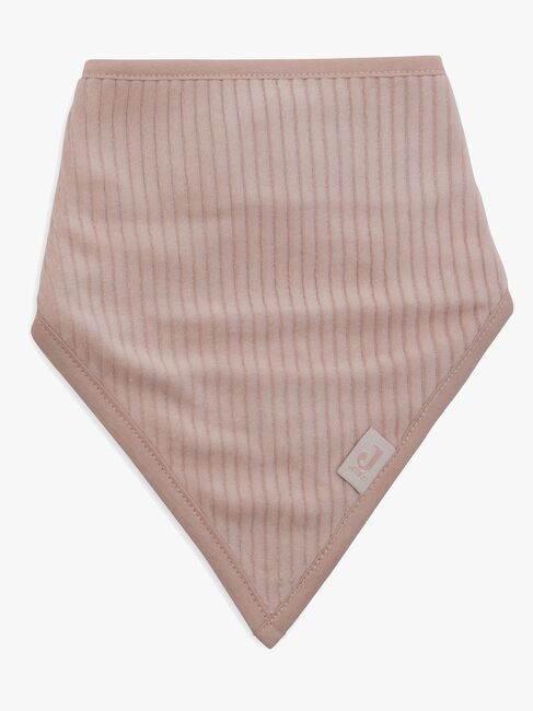 Jollein Velvet Rib Bandana Halstücher 2er-Pack, Wild Rose/Ivory