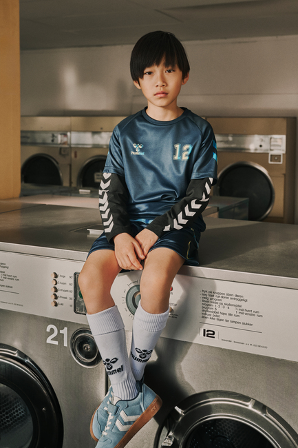 Hummel Handball Perfect CL Jr Sneaker, Faded Denim