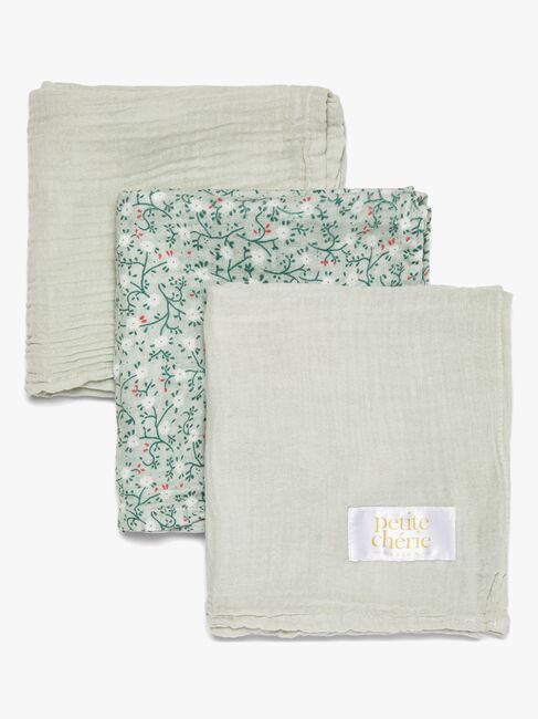 Petite Chérie Musselintuch 3er-Pack, Floraison