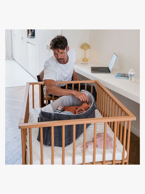 Doomoo Babynest/Babytragetasche 3-in-1, Grau