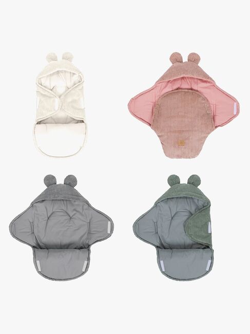 MeowBaby Aesthetic Pucktuch mit Bärenohren, Olive Green