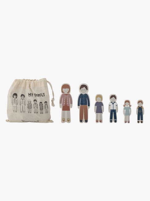 Bloomingville MINI Holzfiguren Familie Wilton 6 Teile