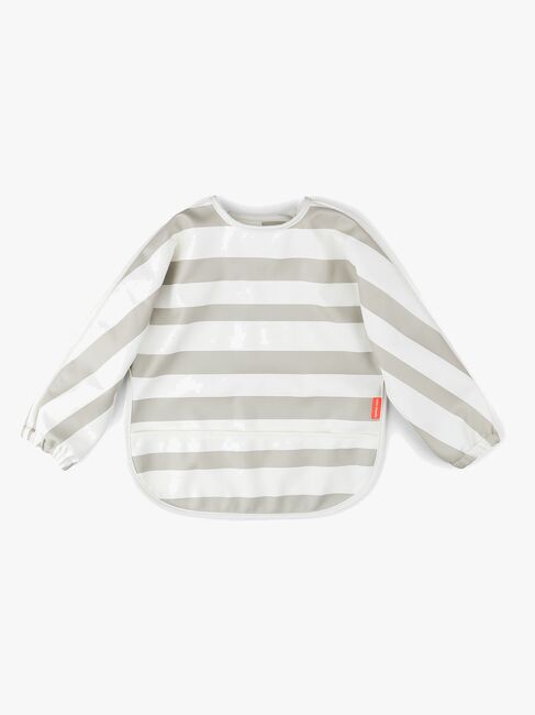 Done By Deer Langärmliges Lätzchen, Stripes Sand